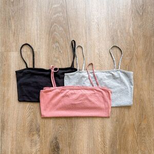 Bundle of 3 H&M Crop Tank Tops- women’s S